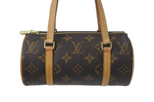 Load image into Gallery viewer, LOUIS VUITTON ルイヴィトン ハンドバッグ ミニパピヨン19 モノグラム ブラウン M51389 ゴールド金具 美品 中古 4c068089