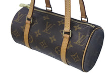 Load image into Gallery viewer, LOUIS VUITTON ルイヴィトン ハンドバッグ ミニパピヨン19 モノグラム ブラウン M51389 ゴールド金具 美品 中古 4c068089