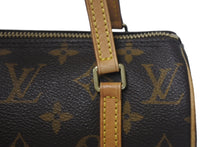 Load image into Gallery viewer, LOUIS VUITTON ルイヴィトン ハンドバッグ ミニパピヨン19 モノグラム ブラウン M51389 ゴールド金具 美品 中古 4c068089