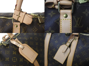 新品同様 LOUIS VUITTON ルイヴィトン キーポルバンドリエール50 ボストンバッグ M41416 モノグラムキャンバス ブラウン 中古 4c068092