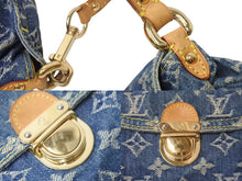 画像をギャラリービューアに読み込む, Louis Vuitton ルイヴィトン ミニプリーティ ワンショルダーバッグ ハンドバッグ M95050 モノグラムデニム ブルー 4c068096