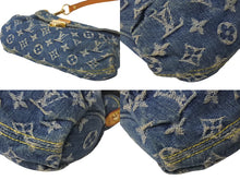 画像をギャラリービューアに読み込む, Louis Vuitton ルイヴィトン ミニプリーティ ワンショルダーバッグ ハンドバッグ M95050 モノグラムデニム ブルー 4c068096