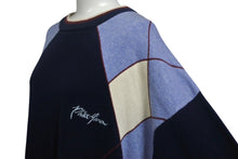 Load image into Gallery viewer, PHAT FARM ファットファーム ニット セーター オーバーサイズ CHINA製 コットン ブルー ホワイト レッド サイズXXL 美品 中古 4c068105