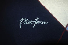 Load image into Gallery viewer, PHAT FARM ファットファーム ニット セーター オーバーサイズ CHINA製 コットン ブルー ホワイト レッド サイズXXL 美品 中古 4c068105