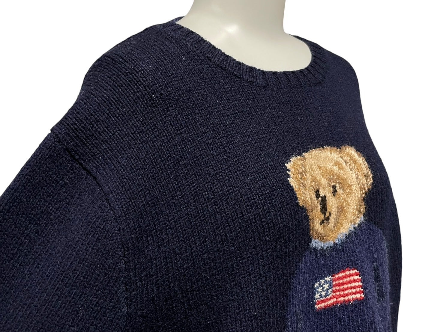 POLO RALPH LAUREN ポロ・ラルフローレン ベア ウール ニット セーター ネイビー 0105742GH クマ サイズS 美品 中古  4c068119 – Casanova Vintage