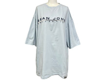 Load image into Gallery viewer, SEAN JOHN COLLECTION ショーンジョン コレクション 半袖Tシャツ コットン ブルー サイズL 良品 中古 4c068112 正規品