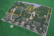 Load image into Gallery viewer, DELTA PRO WEIGHT デルタプロウェイト 半袖Tシャツ THE GREEN LINE プリント ホンジュラス製 コットン グリーン XL 良品 中古 4c068116