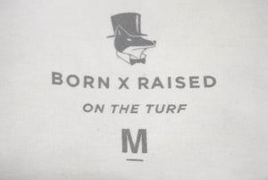 BORN X RAISED ボーンアンドレイズド YG フォト 半袖 Tシャツ ホワイト サイズM レア 美品 中古 4c068117