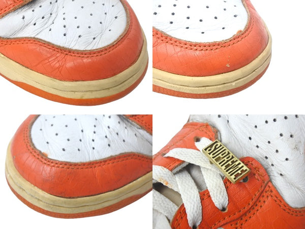 Supreme × Nike SB Dunk High Orange Stars Supreme Nike Dunk High Orange Stars Sneakers Size 27.5cm 307385 181 Used