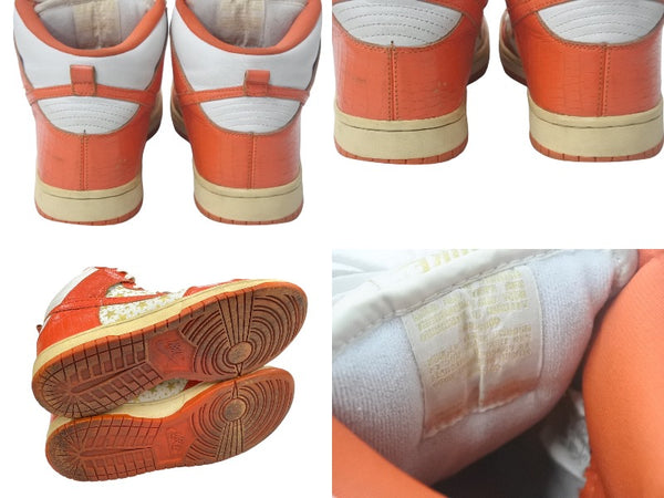 Supreme × Nike SB Dunk High Orange Stars Supreme Nike Dunk High Orange Stars Sneakers Size 27.5cm 307385 181 Used