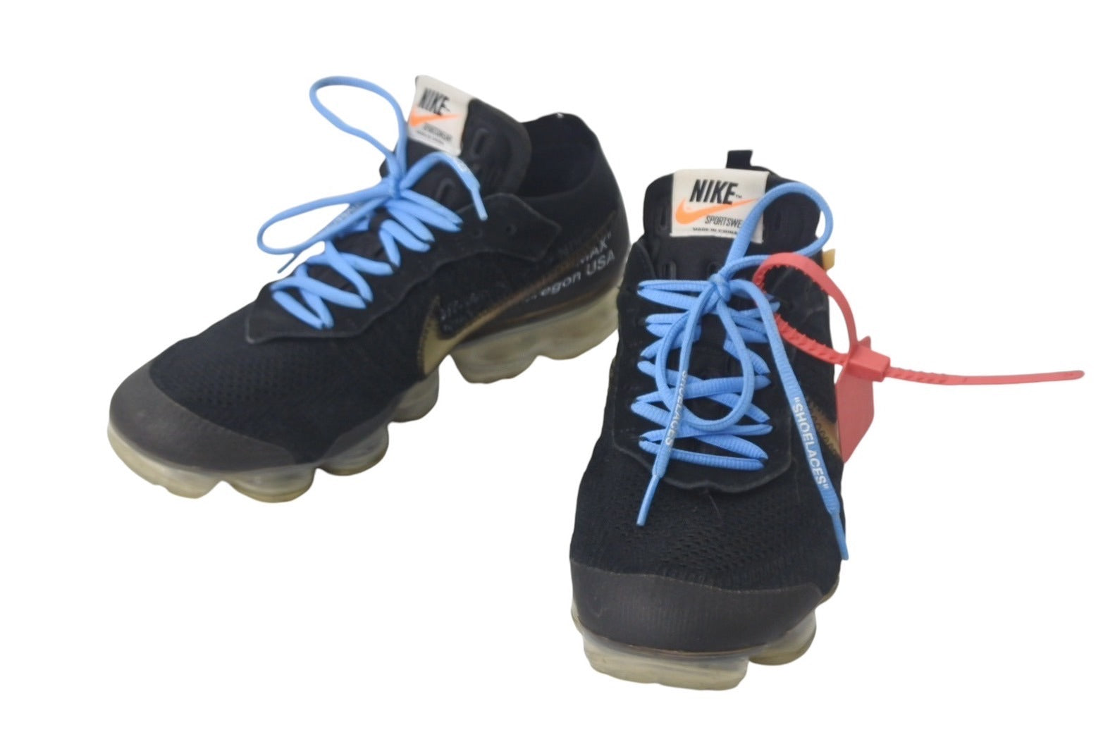 NIKE × OFF WHITE ナイキ オフホワイト ヴェイパー マックス THE TEN スニーカー ブラック ファブリック AA3831 002  サイズ28cm 良品 中古 4c068123 – Casanova Vintage