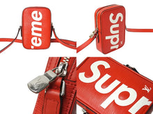 Load image into Gallery viewer, LOUIS VUITTON ルイヴィトン SUPREME シュプリーム ダヌーブPPM ショルダーバッグ M53434 レッド ホワイト 美品 中古 4c068246