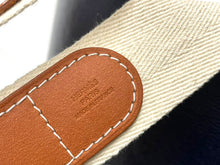 Load image into Gallery viewer, 極美品 HERMES エルメス サドルボックス セリエライン ラージサイズ ネイビー シルバー インテリア 収納 置物 中古 4c068267