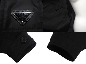 PRADA プラダ Re-Nylon サファリジャケット ブラック サイズ52 SGC553_1WQ8_F0002_S_OOO 美品 中古 4c068275