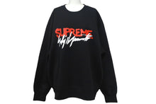 画像をギャラリービューアに読み込む, 極美品 Supreme シュプリーム YohjiYamamoto ヨウジヤマモト CrewneckSweat クルーネックスウェット 20FW サイズL ブラック 中古 4c068278