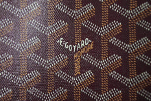 画像をギャラリービューアに読み込む, 極美品 GOYARD ゴヤール ジュバンスMM ポーチ クラッチバッグ ゴヤールディンキャンバス カーフスキン バーガンディ 中古 4c068290