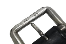 画像をギャラリービューアに読み込む, Chrome Hearts クロムハーツ BLT SCRLREC レクタングルスクロール サイズ34 レザーベルト ブラック 美品 中古 4c068292