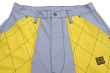 Load image into Gallery viewer, 極美品 KAPITAL キャピタル キャンバス Wニー ルーキーペインターパンツ K2209LP806 サイズS グレー イエロー 中古 4c068293