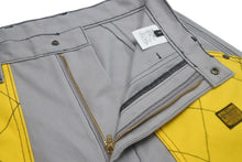 Load image into Gallery viewer, 極美品 KAPITAL キャピタル キャンバス Wニー ルーキーペインターパンツ K2209LP806 サイズS グレー イエロー 中古 4c068293