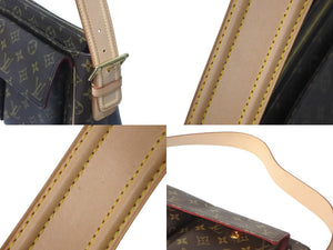 極美品 LOUISVUITTON ルイヴィトン ヴィバシテGM ワンショルダーバッグ M51163 モノグラム PVC レザー ゴールド金具 中古 4c068303