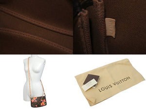Like new LOUIS VUITTON Monogram Rose Pochette Accessory Pouch M48615 Rose Used 4c068304