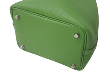 Load image into Gallery viewer, 未使用 HERMES エルメス ハンドバッグ ピコタンロックPM トリヨンクレマンス ヴェールユッカ バイカラー B刻印 シルバー金具 中古 4c068311