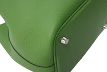 Load image into Gallery viewer, 未使用 HERMES エルメス ハンドバッグ ピコタンロックPM トリヨンクレマンス ヴェールユッカ バイカラー B刻印 シルバー金具 中古 4c068311