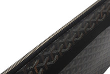 Load image into Gallery viewer, 極美品 Goyard ゴヤール ソルボンヌ クラッチバッグ セカンドバッグ L字ファスナー コーティングキャンバス レザー ブラック 中古 4c068312