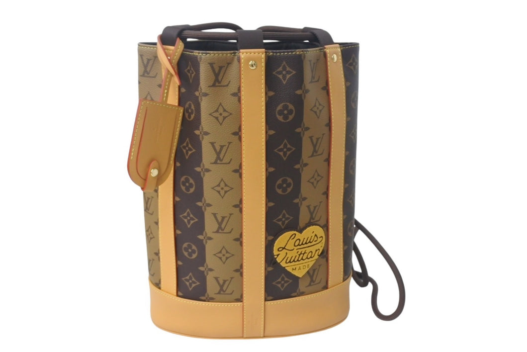 新品未使用 LOUIS VUITTON×NIGO ルイヴィトン ショルダーバッグ ランドネ メッセンジャー M45968 ゴールド金具 モノグラム 中古 4c068314