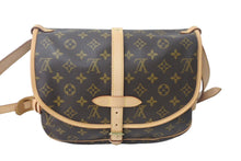 Load image into Gallery viewer, 極美品 LOUIS VUITTON ルイヴィトン ソミュール30 ショルダーバッグ ブラウン モノグラム ロゴ 斜めがけ M42256 中古 4c068315