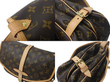 Load image into Gallery viewer, 極美品 LOUIS VUITTON ルイヴィトン ソミュール30 ショルダーバッグ ブラウン モノグラム ロゴ 斜めがけ M42256 中古 4c068315