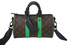 画像をギャラリービューアに読み込む, 極美品 LOUIS VUITTON ルイヴィトン キーポル・バンドリエール 25 モノグラム・マカサー M46249 中古 4c068319