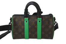 画像をギャラリービューアに読み込む, 極美品 LOUIS VUITTON ルイヴィトン キーポル・バンドリエール 25 モノグラム・マカサー M46249 中古 4c068319