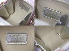 画像をギャラリービューアに読み込む, CHANEL シャネル ショルダーバッグ キューブチェーンバッグ AP2529 ピンク シルバー ラムスキン ゴールド金具 美品 中古 4c068334