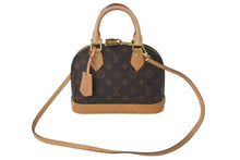 Load image into Gallery viewer, LOUIS VUITTON ルイヴィトン アルマBB ハンドバッグ M53152 ショルダー 2WAY モノグラムキャンバス PVC レザー 美品 中古 4c068336