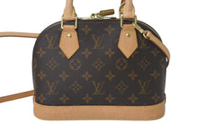 Load image into Gallery viewer, LOUIS VUITTON ルイヴィトン アルマBB ハンドバッグ M53152 ショルダー 2WAY モノグラムキャンバス PVC レザー 美品 中古 4c068336