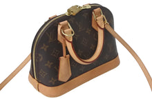 Load image into Gallery viewer, LOUIS VUITTON ルイヴィトン アルマBB ハンドバッグ M53152 ショルダー 2WAY モノグラムキャンバス PVC レザー 美品 中古 4c068336