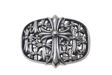 画像をギャラリービューアに読み込む, CHROME HEARTS クロムハーツ BUCKL CEMETERY1.5 セメタリークロス バックル シルバー925 重量294g .925 2003 刻印 美品 中古 4c068349