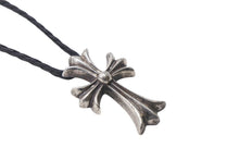 画像をギャラリービューアに読み込む, CHROME HEARTS クロムハーツ スモールCHクロスボロチップ ネックレス ペンダント 39.2g 美品 中古 4c068362
