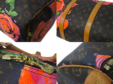 Load image into Gallery viewer, LouisVuitton ルイヴィトン モノグラム ローズ キーポル50 ボストンバッグ M48605 PVC ブラウン ピンク ブラウン 美品 中古 4c068369