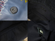 画像をギャラリービューアに読み込む, 極美品 CHANEL シャネル チェーン ショルダーバッグ 14番台 ココマーク パッチワーク マルチカラー ツイード シルバー金具 中古 4c068378