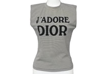 画像をギャラリービューアに読み込む, Christian Dior クリスチャンディオール J&#39;ADORE ジャドール タンクトップ 2A12155301 サイズ38 グレー ブラック 美品 中古 4c068380