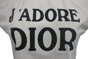 Christian Dior クリスチャンディオール J'ADORE ジャドール タンクトップ 2A12155301 サイズ38 グレー ブラック 美品 中古 4c068380