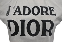 Load image into Gallery viewer, Christian Dior クリスチャンディオール J'ADORE ジャドール タンクトップ 2A12155301 サイズ38 グレー ブラック 美品 中古 4c068380