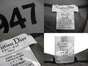 極美品 Christian Dior クリスチャンディオール J'ADORE ジャドール タンクトップ 2A12155301 サイズ38 グレー ブラック 中古 4c068381