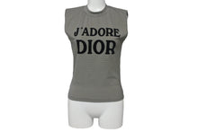 画像をギャラリービューアに読み込む, 極美品 Christian Dior クリスチャンディオール J&#39;ADORE ジャドール タンクトップ 2A12155301 サイズ38 グレー ブラック 中古 4c068381