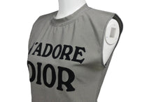 画像をギャラリービューアに読み込む, 極美品 Christian Dior クリスチャンディオール J'ADORE ジャドール タンクトップ 2A12155301 サイズ38 グレー ブラック 中古 4c068381