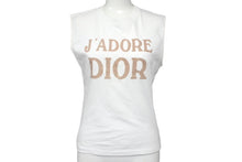 画像をギャラリービューアに読み込む, Christian Dior クリスチャンディオール J&#39;ADORE ジャドール タンクトップ 2E12155300 サイズ40 ホワイト ブラウン 美品 中古 4c068383