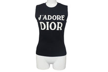 Load image into Gallery viewer, 新品未使用 Christian Dior クリスチャンディオール J&#39;ADORE ジャドール タンクトップ 3A16155300 サイズ38 ホワイト ブラック 中古 4c068388