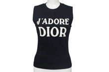 Load image into Gallery viewer, 新品未使用 Christian Dior クリスチャンディオール J'ADORE ジャドール タンクトップ 3A16155300 サイズ38 ホワイト ブラック 中古 4c068388